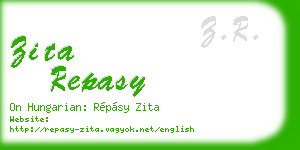 zita repasy business card