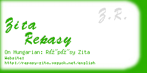 zita repasy business card